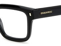 Napoli - Corso Giuseppe Garibaldi 197 - Montatura vista Dsquared Uomo D2 0090BLACK54 - D2 0090BLACK54